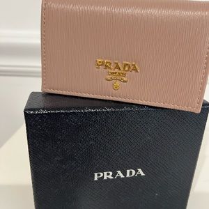 Prada credit card/business card holder. Never used,in box w card